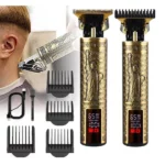 tondeuse à cheveux sans fil vintage t9 avec écran lcd