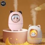 humidificateur d'air en forme de chat, diffuseur d'arôme silencieux et mignon