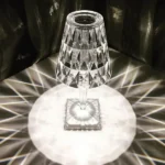 Lampe de table Diamant Acrylique LED Rechargeable – Image 4