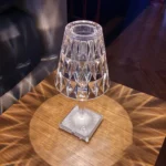 Lampe de table Diamant Acrylique LED Rechargeable – Image 3