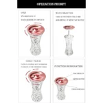 Lampe en Cristal avec Humidificateur Sinojof – Image 4