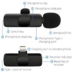 Mini Microphone Cravate Sans Fil AngLink – Image 7