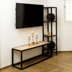 table tv magik en aluminium