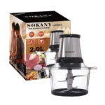 Sokany Hachoir Électrique Polyvalent 2L LB7004A – Image 3