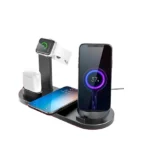 station de charge sans fil universel 6en1 - noir