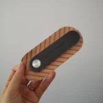 support pliable magnétique de smartphone pour écran pc noir