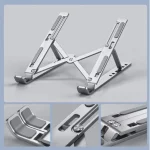 support réglable pliable en aluminium pour pc portable et tablette 10" à 15.6"