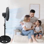 Ventilateur sur Pied Noir General Gold – Image 4