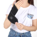 attelle de poignet chauffante électrique, protection du poignet, soulagement de douleur pour poignet, genou, cheville, electric heated wrist wrap guard