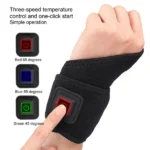 attelle de poignet chauffante électrique, protection du poignet, soulagement de douleur pour poignet, genou, cheville, electric heated wrist wrap guard