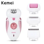kemei épilateur rasoir électrique rechargeable km-2530
