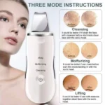 muye 8815 Ultrasonic scrubber liftant hydratant et nettoyant visage