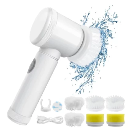 magic brush 5in1 brosse de nettoyage électrique 5en1