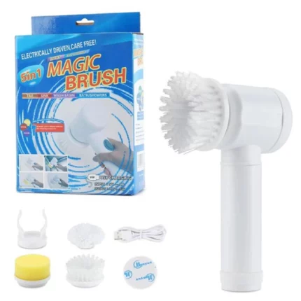magic brush 5in1 brosse de nettoyage électrique 5en1