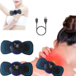Mini Masseur Électrique Sans Fil - Pour Épaules, Cou, Vertèbres Cervicales, Jambes – Image 3