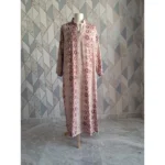 robe femme en coton - serpent rose