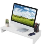 Support Moniteur en Bois MDF - Blanc – Image 3