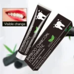bamboo charcoal toothpaste mint flavor, dentifrice blanchissant naturel au charbon de bambou saveur menthe