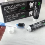 bamboo charcoal toothpaste mint flavor, dentifrice blanchissant naturel au charbon de bambou saveur menthe
