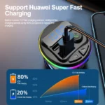 Chargeur de voiture Transmetteur FM Bluetooth MP3 - Charge Rapide – Image 4