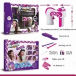 diy rope bracelet tresse de cheveux automatique électrique pour filles, jouet de beauté, Kit de tressage de cheveux