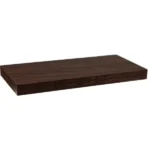 étagère murale en bois wengé, étagère suspendue 60cm, 75cm, 100cm