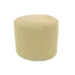 pouf rond beige 40x40cm