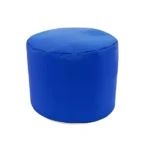 pouf rond bleu marine 40x40cm