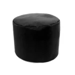 pouf rond noir 40x40cm