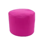 pouf rond rose magenta 40x40cm