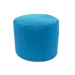 pouf rond turquoise 40x40cm