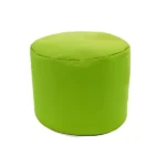 pouf rond vert fluo 40x40cm