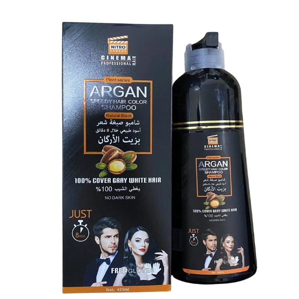 nitro canada professional argan speedy shampooing colorant noir