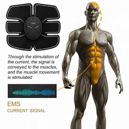 stimulateur musculaire abdominal ems pour abdomen, bras, jambes, fessier