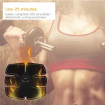 stimulateur musculaire abdominal ems pour abdomen, bras, jambes, fessier