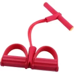 bandes de fitness et renforcement musculaire pull reducer, bandes de résistance, corde de traction de musculation rouge
