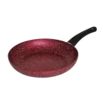 poêles 26cm et 32cm granite rouge cookart