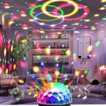 boule magique cristal de lumière de fête led bluetooth my-718