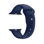 bracelet silicone pour apple watch et hainoteko bleu marine, compatible avec les modèles 38/40/41 mm