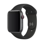 bracelet silicone pour apple watch et hainoteko noir, compatible avec les modèles 38/40/41 mm
