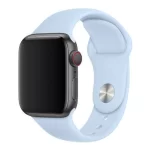 bracelet silicone pour apple watch et hainoteko bleu ciel, compatible avec les modèles 38/40/41 mm