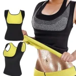 débardeur de sudation femme hot v-shape, survêtement de fitness bruleur de graisse