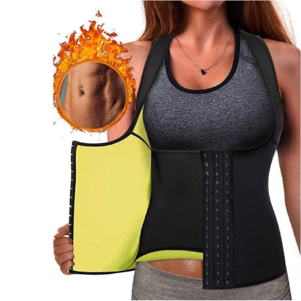 Débardeur de Sudation Hot V-Shape - Bruleur de graisse débardeur de sudation femme hot v-shape, survêtement de fitness bruleur de graisse