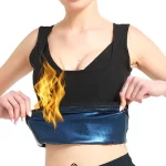 débardeur de sudation pour femme sweat shaper, survêtement de fitness bruleur de graisse