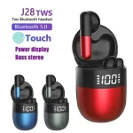 écouteurs bluetooth tws j28 affichage led