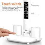Lampe de Bureau LED Multifonctionnelle avec Ventilateur – Image 3