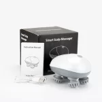 masseur électrique intelligent pour corps et cuir chevelu, smart scalp massager, stimulant la croissance des cheveux et la relaxation musculaire