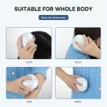 masseur électrique intelligent pour corps et cuir chevelu, smart scalp massager, stimulant la croissance des cheveux et la relaxation musculaire