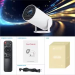 hy300 pro smart mini vidéo projecteur 1080p hd 4k android wifi