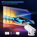 Salange HY300 Pro Smart Mini Vidéo Projecteur 1080P 4K Android – Image 4